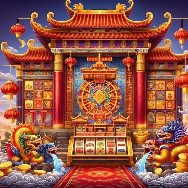 Interface permainan slot qq388 dengan tampilan mekanik permainan dan tabel pembayaran